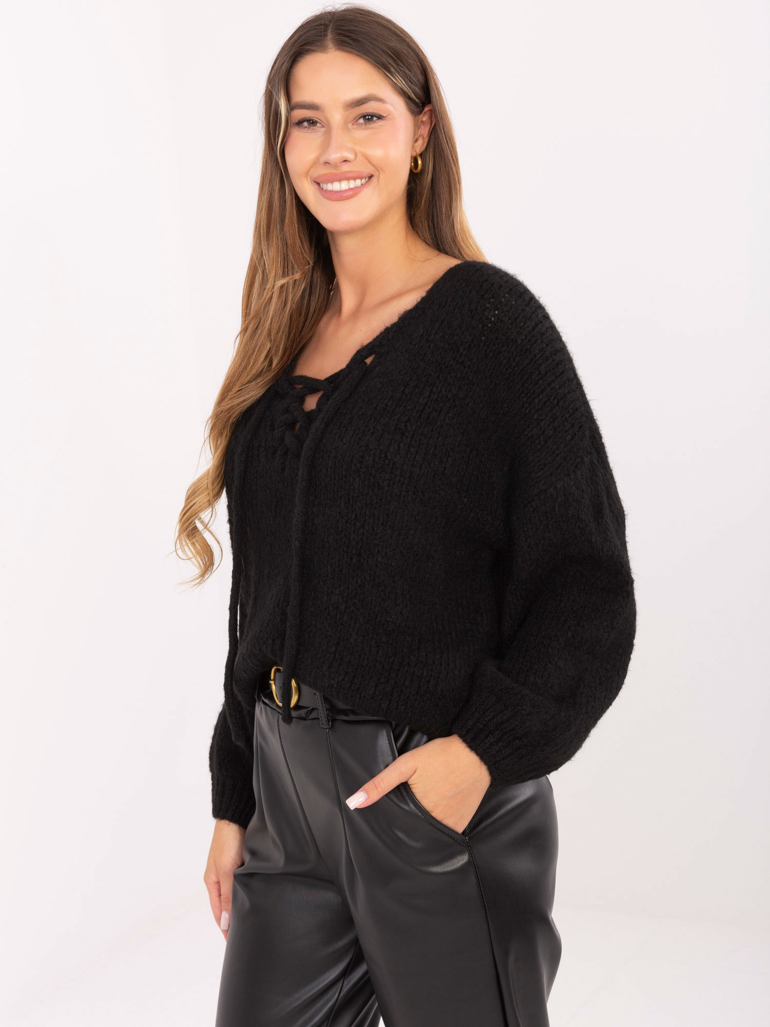 Sweter czarny