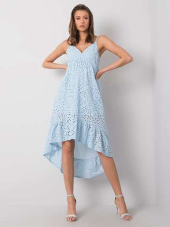 Clover OCH BELLA Blue Ruffle Dress