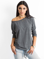 Ciemnoszara bluzka Fiona