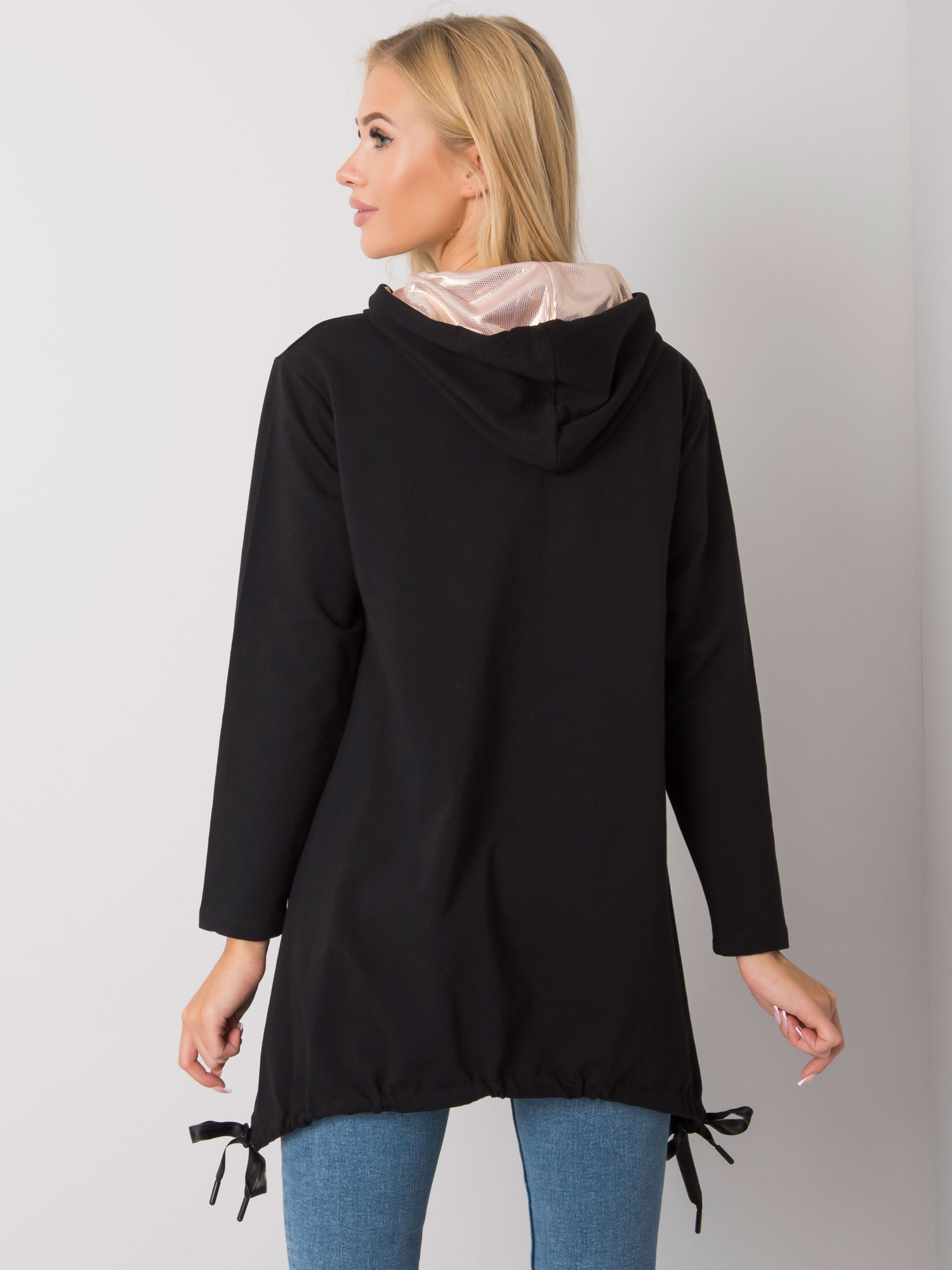 Narissa Black Zip Hoodie