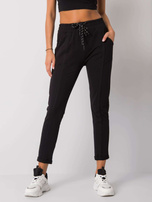 Czarne spodnie dresowe damskie Imrie