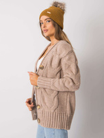 Musztardowa czapka zimowa RUE PARIS