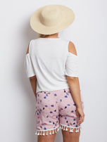 Różowe szorty PLUS SIZE Ownership 