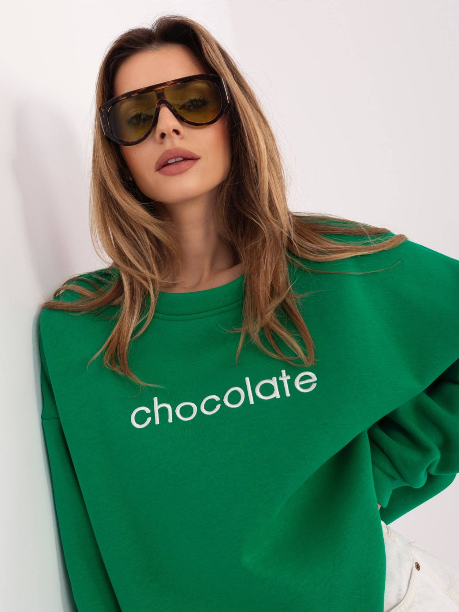Bluza ciemny zielony