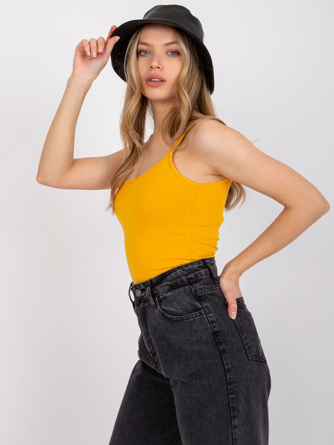 Jasnopomarańczowy top basic Indiana