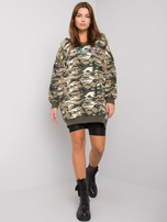 Khaki Camouflage-Tunika mit dem Schriftzug Emira.