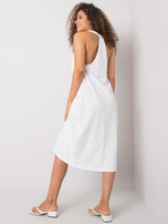 Biała sukienka z bawełny Unity OCH BELLA