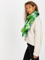 Hurtownia online Zielona bawełniana chusta z motywem 