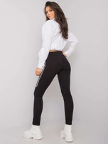 Czarne legginsy z bawełny Eve RUE PARIS