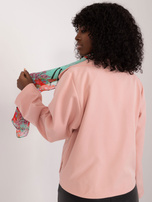 Hurtownia Miętowa wiskozowa chusta z printem