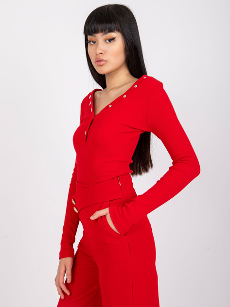 Czerwona bluzka w prążek Tracy RUE PARIS