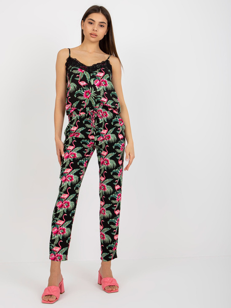 Hurt Spodnie z materiału z printem i wiązaniem SUBLEVEL