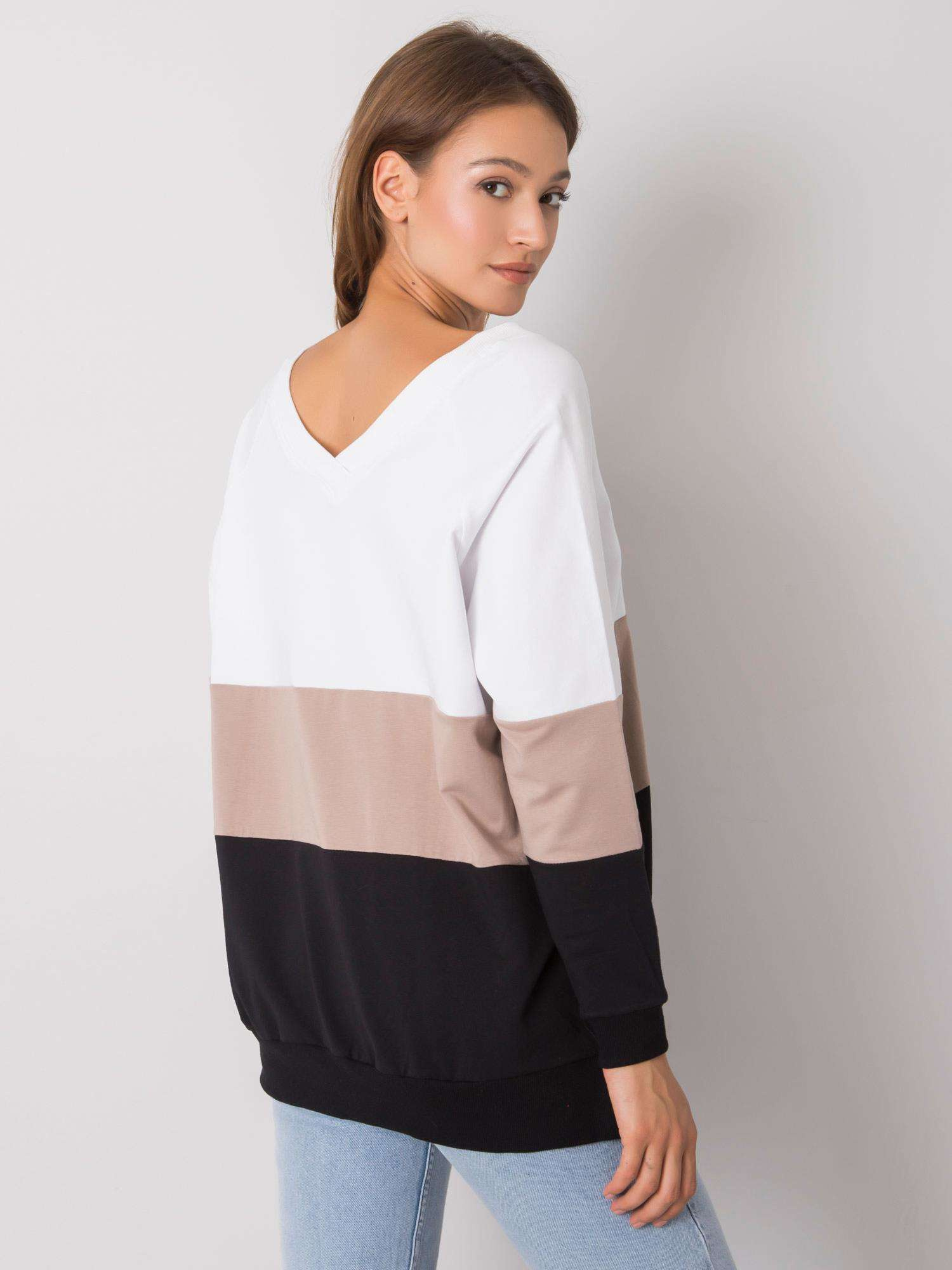 Czarno-beżowa bluza Lotta RUE PARIS