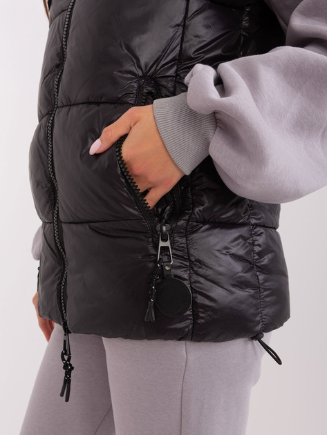 Hurt Czarna kamizelka puchowa z podszewką SUBLEVEL