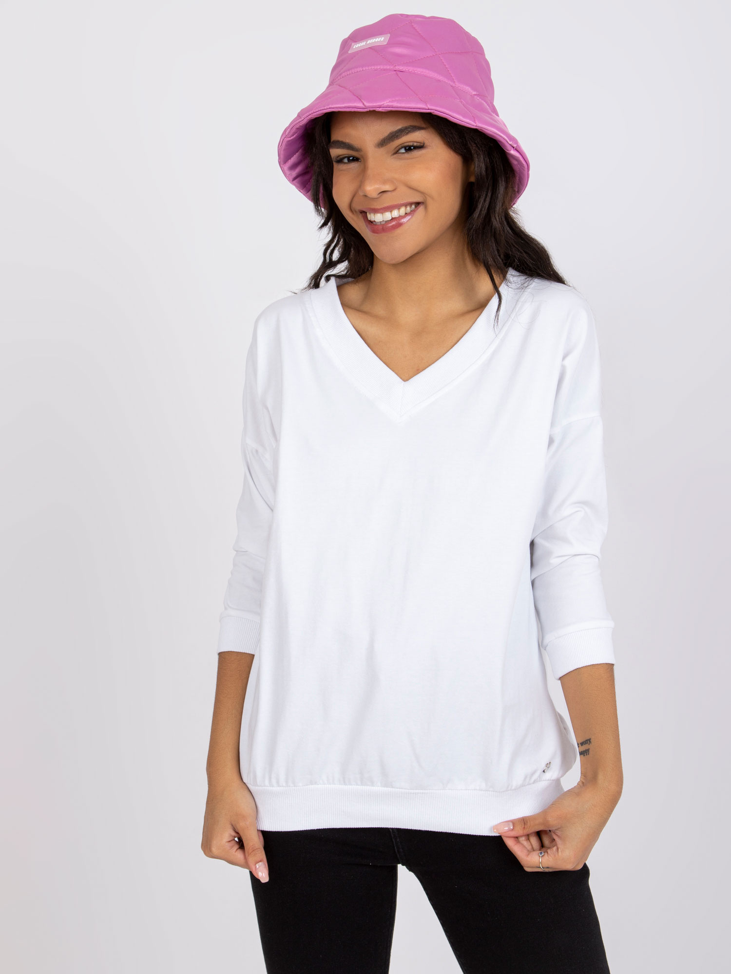 Weiße Basic-Bluse Oliwia.