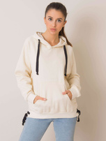 Ecru bluza Cassie NIE ZNASZ MNIE
