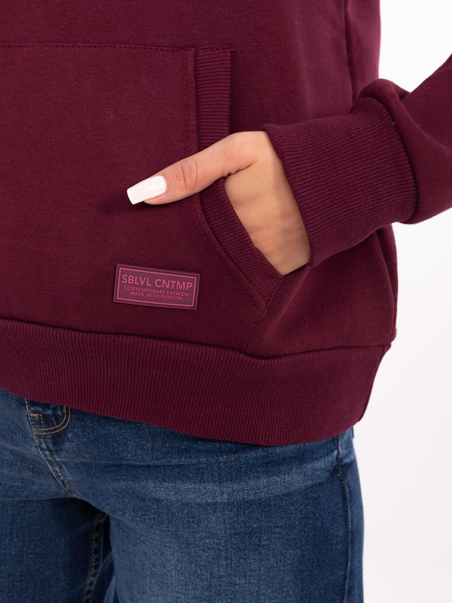 Bluza bordowy