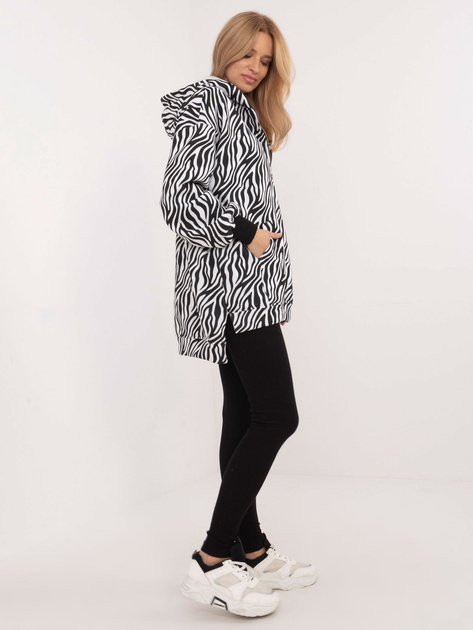 Hurt Czarno-biały trzyczęściowy komplet z bluzą w zebrę