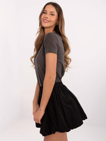 Hurtownia Khaki dopasowany t-shirt z bawełny 