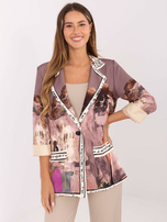 Fango damska marynarka z nadrukiem