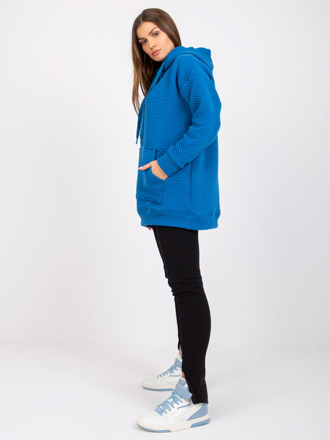 Ciemnoniebieska bluza kangurka Atlanta RUE PARIS