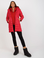 Hurt Czerwona dwustronna kurtka przejściowa z kapturem