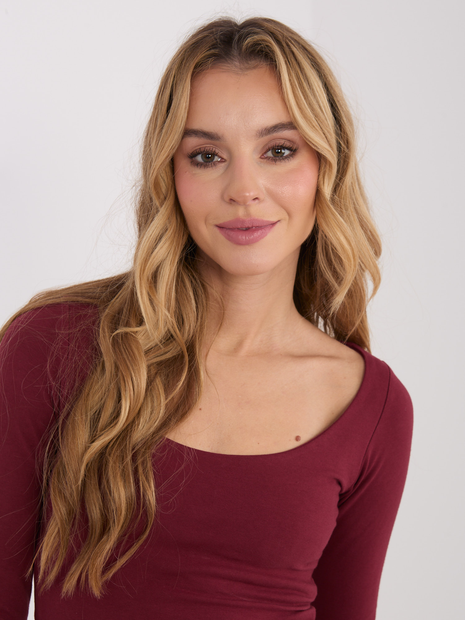 Bluzka bordowy