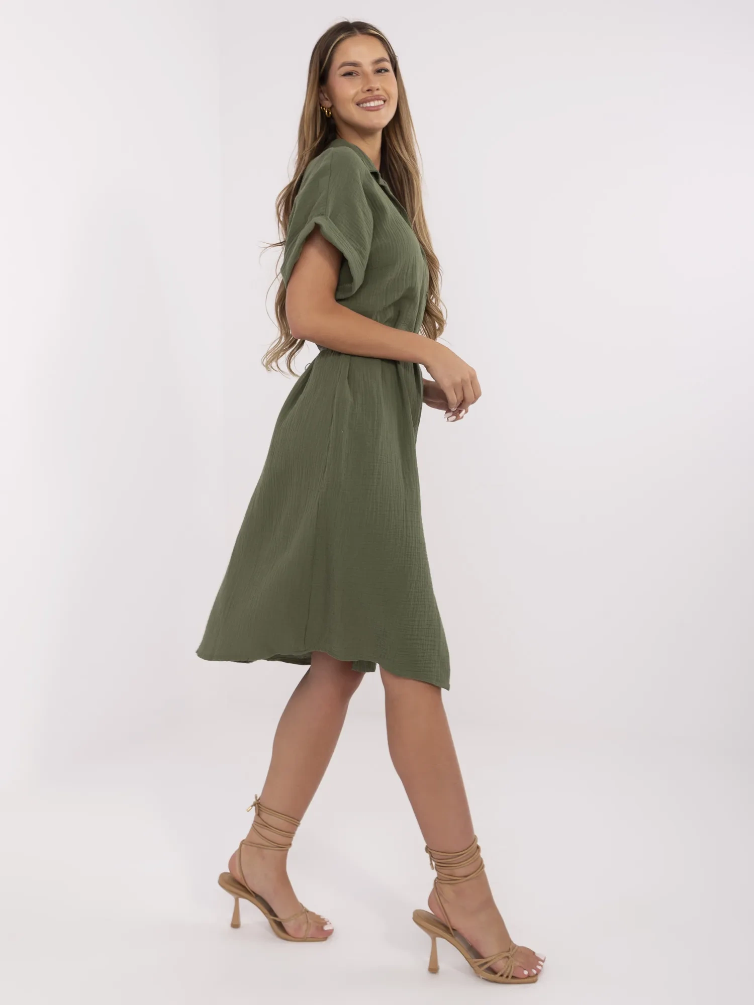 Sukienka khaki