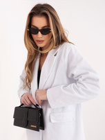 Biała sztruksowa marynarka od kompletu RUE PARIS 