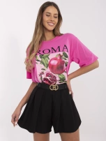 Hurtownia Czarne damskie spódnico-szorty z wiskozy