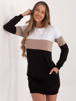 Biało-czarna sukienka Feliciana RUE PARIS