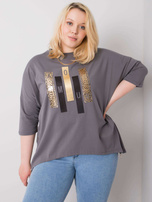 Ciemnoszara bluzka Izzy