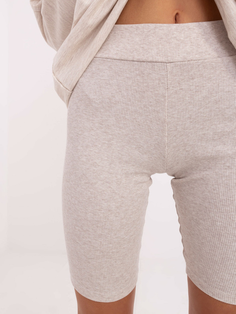 Hurt Jasnobeżowy melanżowy komplet z bluzą oversize