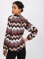 Czarna wzorzysta bluzka Silesia