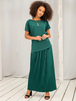 Ciemnozielony t-shirt Fire 