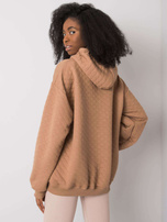 Camelowa bluza z pikowaniem Hanna RUE PARIS 