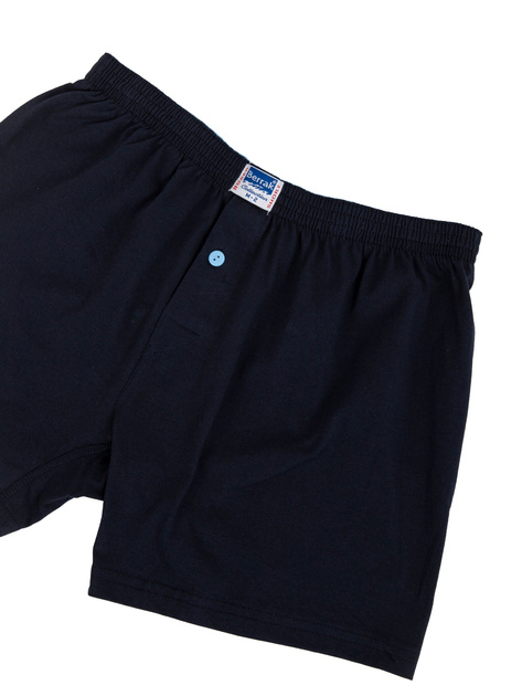 Granatowe męskie bokserki bawełniane