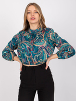 Morska bluzka z printami Mia 