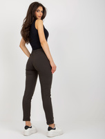 Hurt Khaki bawełniane spodnie dresowe z gumką w pasie