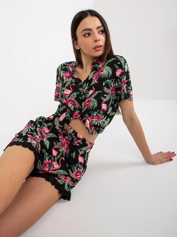 Hurt Bluzka koszulowa z nadrukiem i krótkim rękawem SUBLEVEL