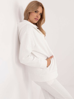 Hurtownia online Biała rozpinana bluza we wzory