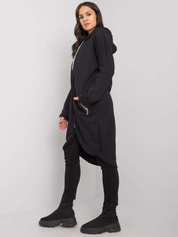 Czarna długa bluza damska Tabby