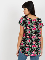 Hurt Bluzka damska z nadrukiem i krótkim rękawem SUBLEVEL