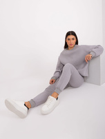 Hurtownia online Szary dresowy komplet basic