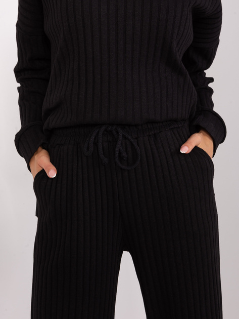 Hurt Czarny dwuczęściowy komplet casualowy z bluzą