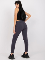 Graphite women's sweatpants made of cotton.