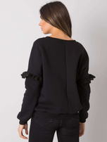 Czarna bluza damska bez kaptura Alvah RUE PARIS