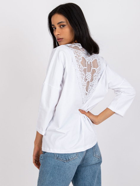 Biała luźna bluzka Sylvie RUE PARIS