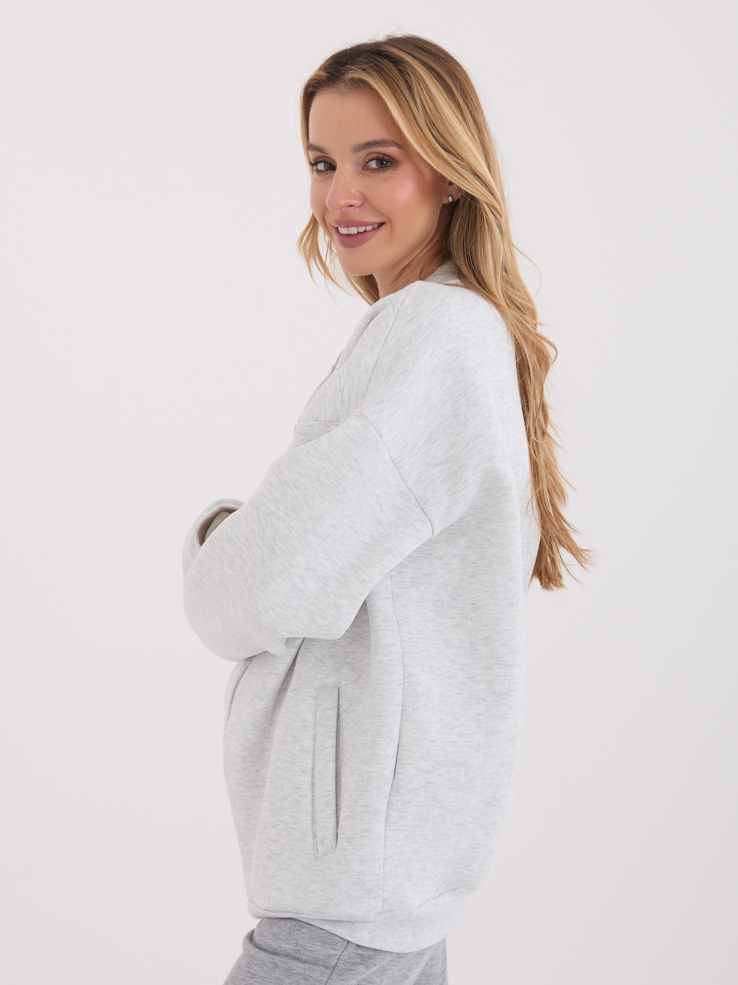 Bluza jasny szary