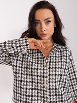 Hurtownia Czarno-biała krótka kraciasta koszula